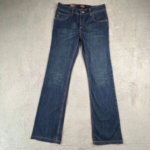 NWT Bulwark FR Jeans Womens 10x36 Blue Straight Fit Flame Resistant Workwear